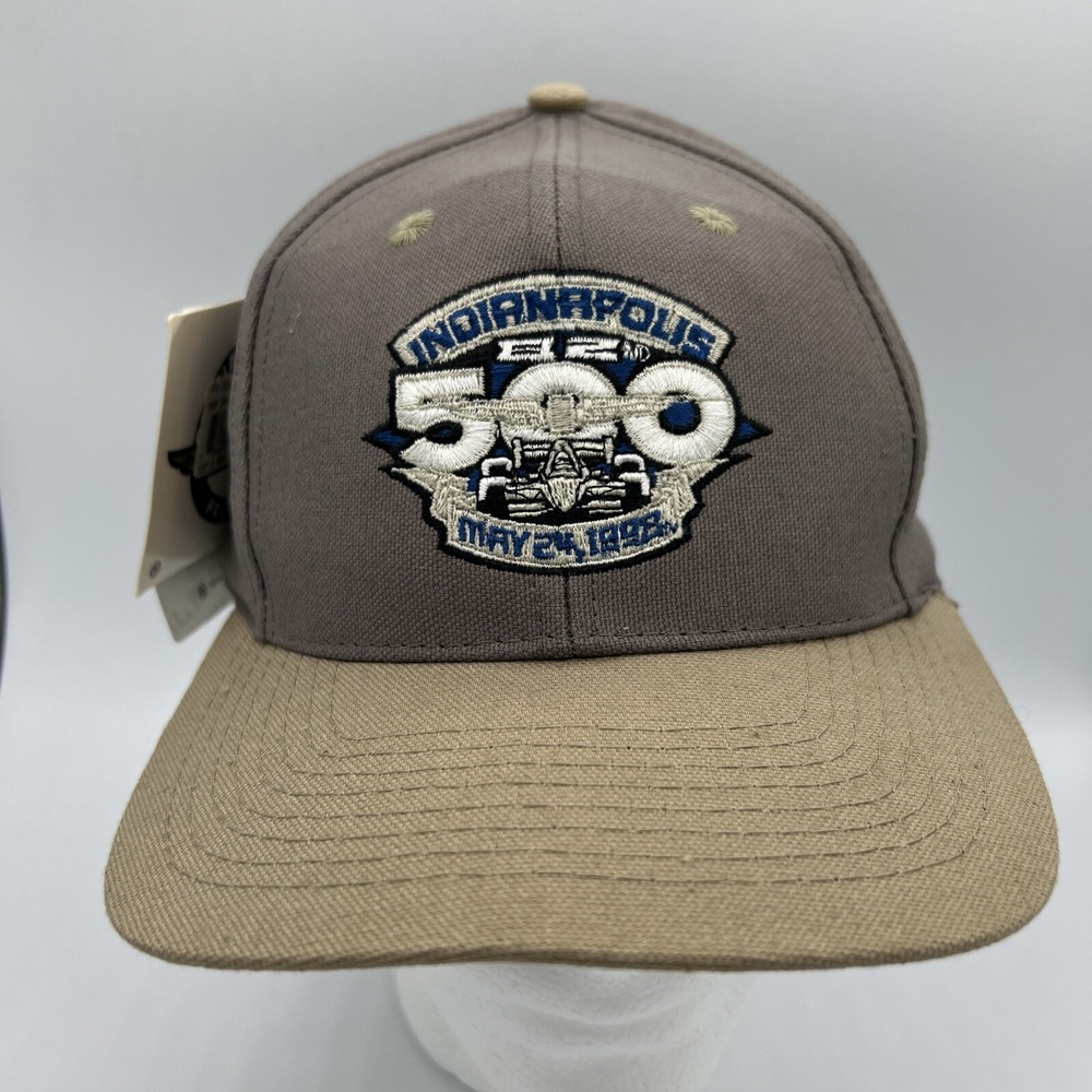 1998 Indianapolis Indy 500 Logo Athletic Vintage Snapback Cap Hat NEW WITH TAG